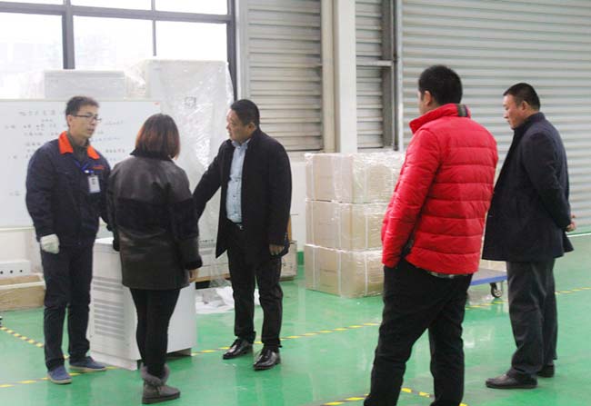 熱烈歡迎滕州市林海電力新能源有限公司劉總來我公司考察并指導(dǎo)工作！